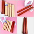 thumbnail image 4 of PAMINGONO 1 Paire de Baguettes de Percussion Rythmique Rouge Foncé pour Musique.86x0.79x0.79 Po, 4 of 8