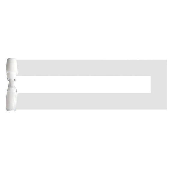 Masteelf Foldable Mold Striped Earth Parking Lot Line Template 235.00X30.00X0.10CM White