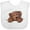 AA-White, variant on Inktastic Pocket Chocolate Doodle Boys or Girls Baby Bib
