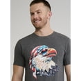 thumbnail image 4 of 4th of July Eagle Bandana Men’s and Big Men's Graphic Tee by Way to Celebrate, Sizes XS-3XL, 4 of 5
