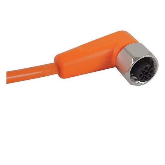 Ifm Cordset,5 Pin,Receptacle,Female EVT005