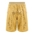 thumbnail image 3 of TSSOE Unisex Girls Boys Gymnastics Shorts Athletic Dance Bottoms Hip Hop Jazz Competition Booty Boy-Cut Shorts Gold 10, 3 of 6