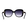 thumbnail image 4 of Womens Rhinestone Jewel Hinge Oversize Butterfly Designer Sunglasses Black Smoke, 4 of 4