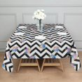 thumbnail image 3 of Pioneer Flower Floral Print Pattern Square Tablecloth, Waterproof Wipeable Spillproof Washable Table Cover for Home Kitchen Party Decor, 52"x52", 3 of 6