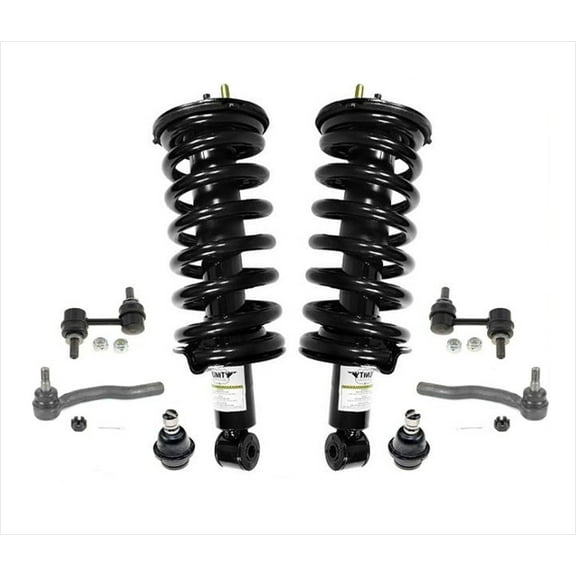 Front Complete Struts Ball Joints Tie Rods Links For Armada 05-15 4 WHEEL DRIVE