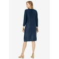 thumbnail image 3 of Jessica London Women's Plus Size Cable Sweater Dress, 3 of 6