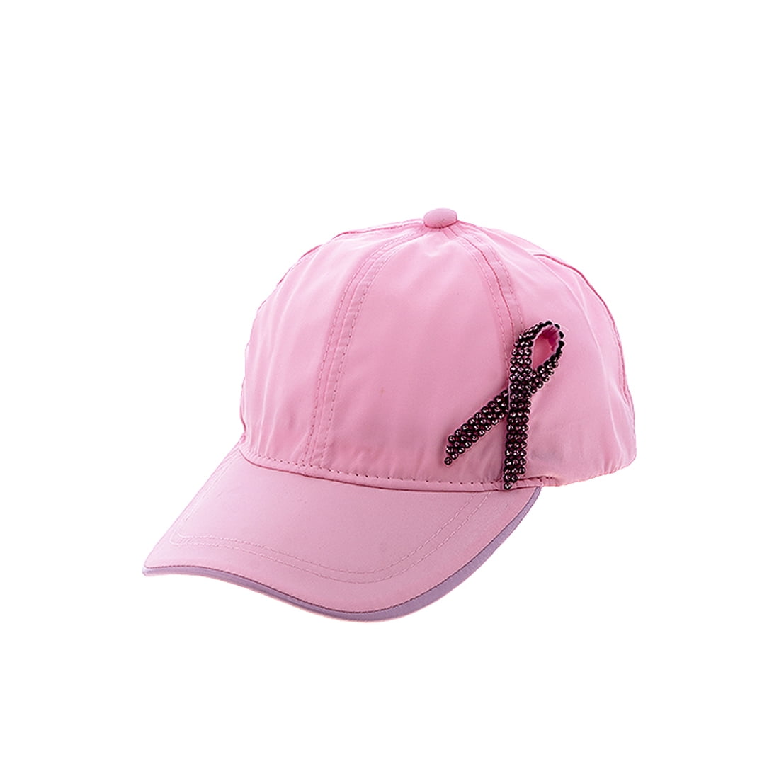 Velcro Closure Pink Baseball Cap Hat 