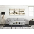 thumbnail image 4 of Vintage Airplane Aircraft Canvas Prints Wall Art Old Paper Airplane Pictures Canvas Artwork 3 Pieces Posters for Living Room Home Decor Stretched and Framed Ready to Hang, 4 of 6