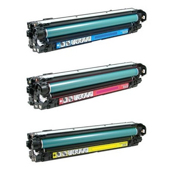 PrinterDash Compatible Replacement for LBP-9100CDN/LBP-9500CDN/LBP-9600CDN High Yield Toner Cartridge Combo Pack (C/M/Y) (CRG-322IICMY)