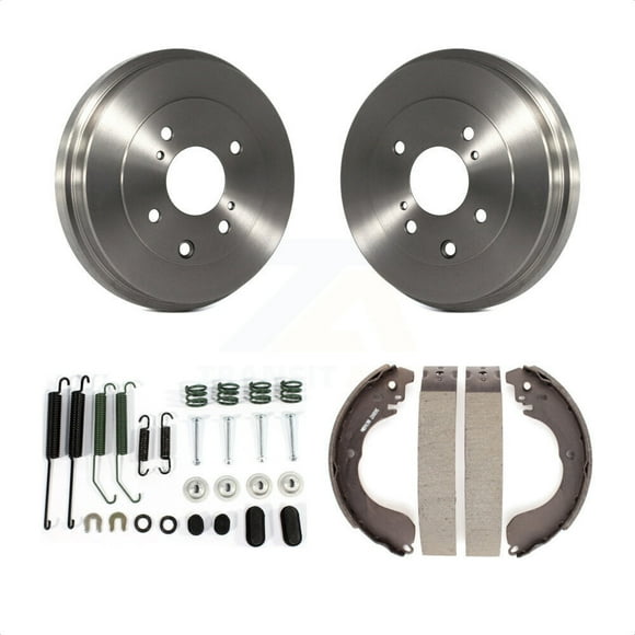 Transit Auto - Rear Brake Drum Shoes And Spring Kit For Nissan Sentra Versa Cube K8N-100391