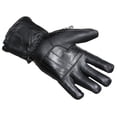 thumbnail image 2 of Men’s Winter Gauntlet Motorcycle Gloves, 100% Natural Sheep Leather, Thinsulate Thermal Heated Lining, Full Windproof Cold Weather Water Resistant, Reinforced Warm Biker Driving Glove Black XL, 2 of 7