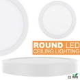 thumbnail image 3 of LEEKI 6.5 inch 12W LED Panel Wall Ceiling Down Light - Round - Cool White 5000K - Non-Dimmable…, 3 of 5