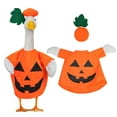 thumbnail image 2 of kladzum Porch Goose Outfits Halloween Decorations Halloween Gooses Outfit Clothes for High Cement for Plastic Clothing Porch Clothes Garden Costume, 2 of 9