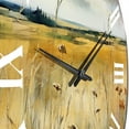 thumbnail image 3 of Designart "Serenity in the Meadow III" Landscapes Oversized Wall Clock, 3 of 5