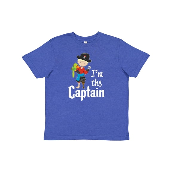 Inktastic I'm the Captain- Pirate Boy Youth T-Shirt