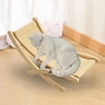 thumbnail image 1 of Hamaca para Gatos, Sofá, Silla para Gatos, Columpio Portátil de Madera Moderno, Nido para Gatos, Cama para Mascotas para Perros Pequeños, Animales Peq L sisal Salvador Hamaca para gatos, 1 of 10