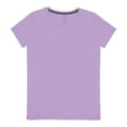 thumbnail image 1 of Playera Fruit of the Loom para Mujer, Manga Corta Cuello Redondo, Lila, Talla EG, 1 of 4