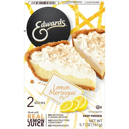 Edwards Desserts Lemon Meringue Pie, 2 Pie Slices, 5.70 oz