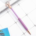 thumbnail image 4 of CSChome Ballpoint Pen Glitter Half Transparent Ballpoint Pen with Replaceable Refill Portable Writing Tool for Students, 4 of 6