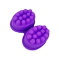 thumbnail image 1 of kurtrusly Ellipse Silicone Massage Bar Soap Mold 2 Cavities Nonstick Durable, 1 of 6