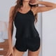 thumbnail image 2 of Conjunto de pijama de satén de 2 piezas para mujer - Camisola y pantalones cortos - Verano - Poliéster - S-XL - Sexy/Casual, 2 of 5