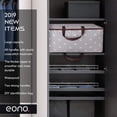 thumbnail image 2 of Bolsas para ropa, bolsa organizadora impermeable, gruesa y extragrande, bolsa de viaje, color gris, 2 of 5