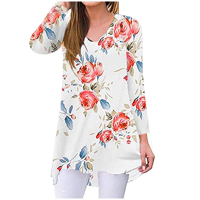 Mode Femmes Été Casual Couleur Bloquant Imprimé Manches Courtes Haut Tshirt