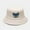 Beige, variant on Womens Bucket Hat Butterfly Print Sun Protect Polyester Lightweight Fabric Casual Foldable Summer Beach Outdoor Sun Hat