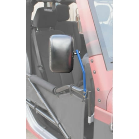 Steinjäger Doors Wrangler JK 2007-2018 Mirror Legs to Fit Tube Doors Playboy Blue