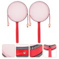 thumbnail image 3 of KAKOWELY 2Pcs Chinese Style Drum-shaped Rattles Traditional Rattle-drums Hand Shaking Toys,8.94X"X4.13"X1.85", 3 of 5