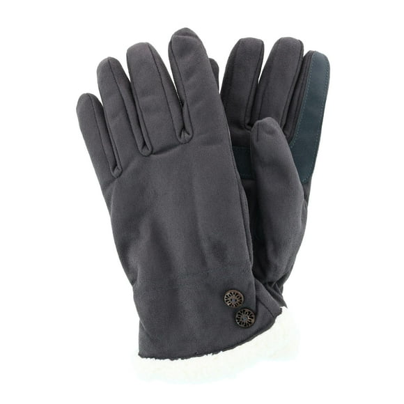 Isotoner  Microfiber Winter Glove with Button Detail (Women's)