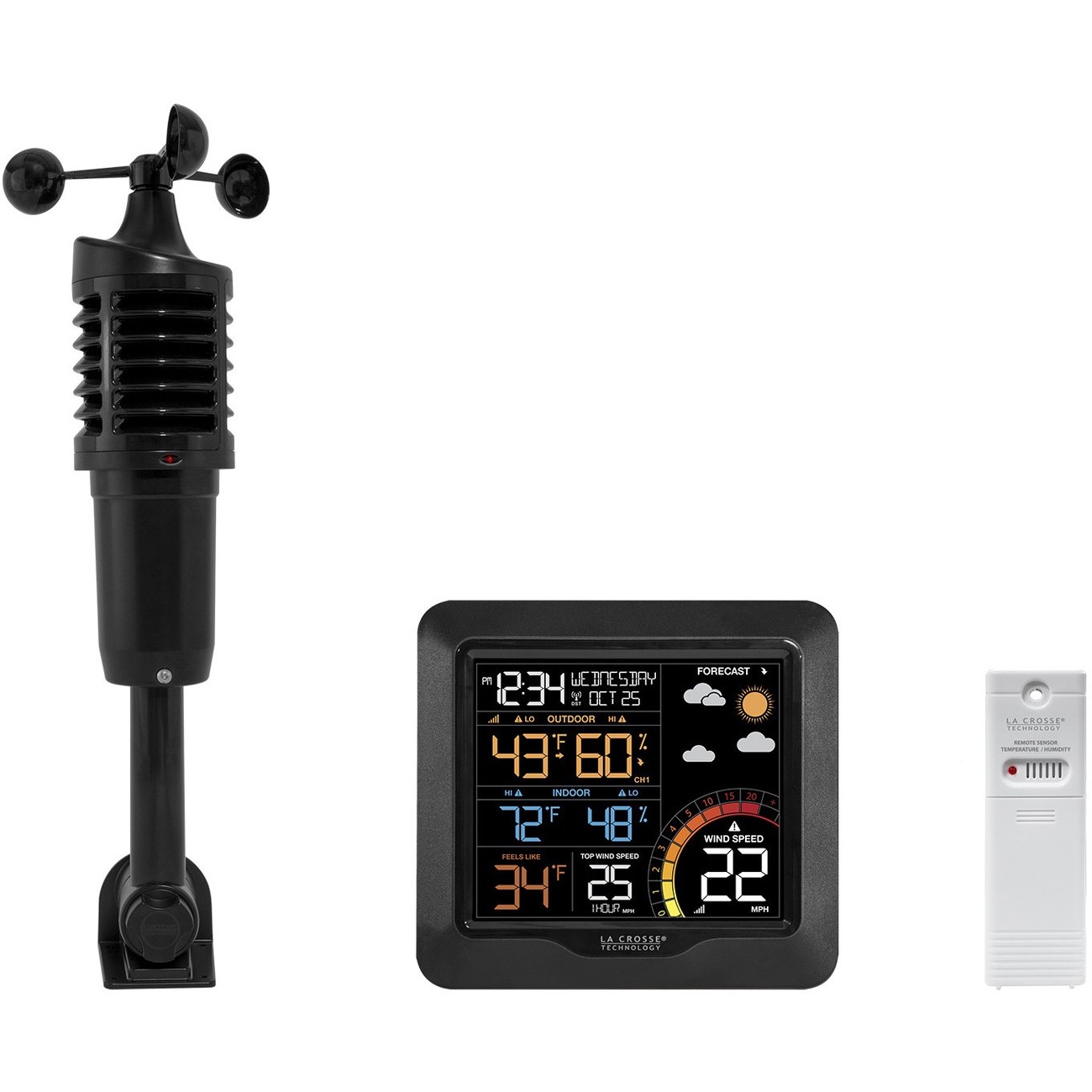 Lacrosse Color Wind Speed Weather Station