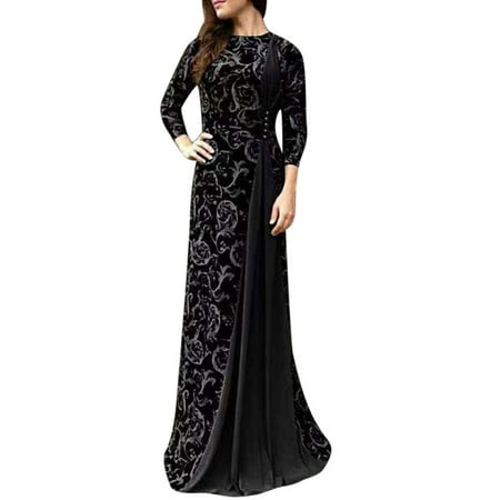 

for Women Long Dress Robe Ramadan Traditional Hijab Dress Set Summer Ventilative Clothes