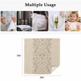 thumbnail image 5 of Japanese Cloth Napkins, Beige Farmhouse Retro Floral Leaf Pattern Washable and Reusable Dinner Napkins Set of 8, Table Napkin for Kitchen Party Birthday Wedding Hotel Housewarming 20"x20", 5 of 9