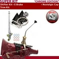 thumbnail image 1 of American Shifter  C6 Shifter Kit Chrome 10 in. E Brake Trim Kit for EEC0A, 1 of 1