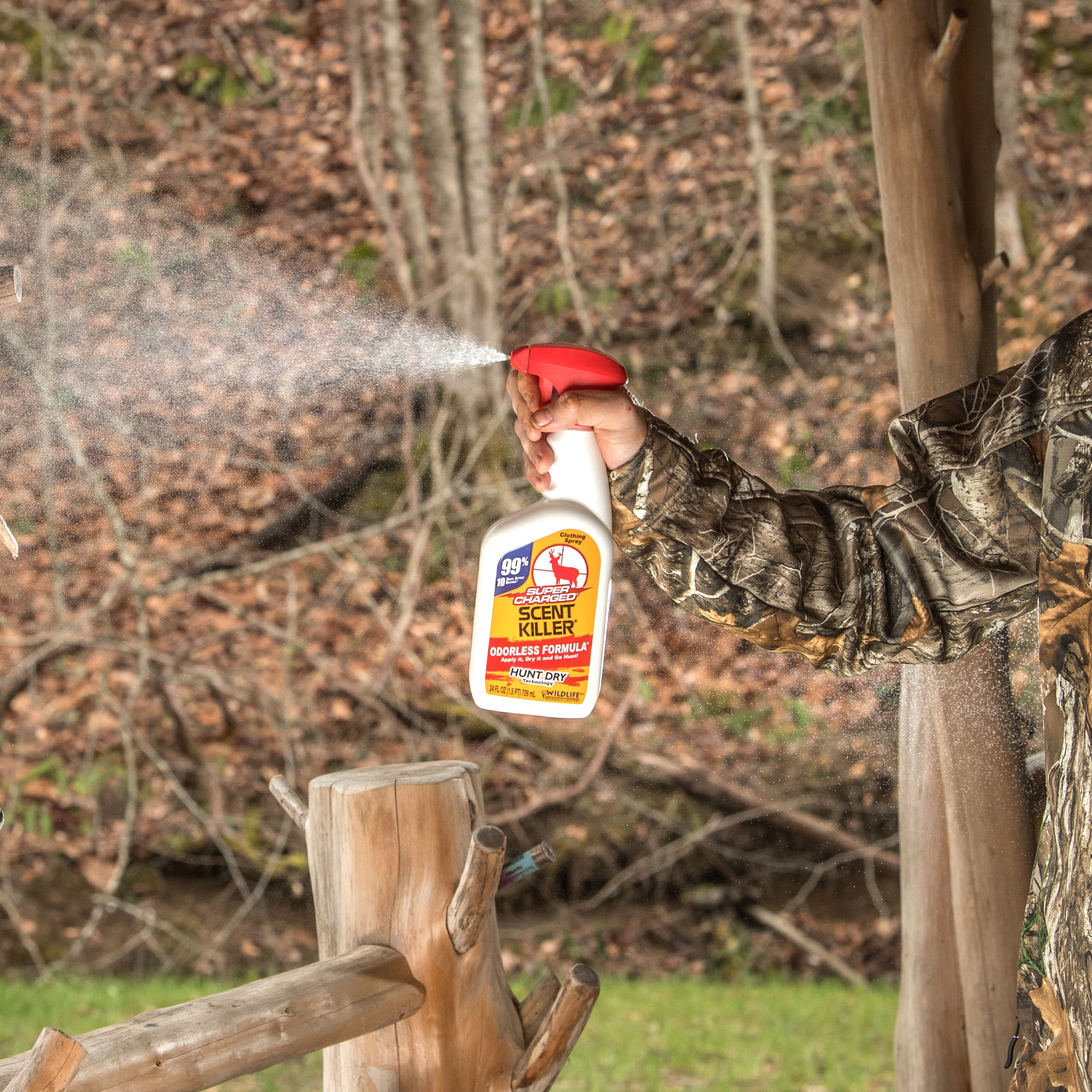 Wildlife Research Center, Super Charged Scent Killer Hunting Scent Elimination Spray Gallon Combo