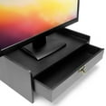 thumbnail image 2 of Excello Global Products Wooden Monitor Stand - Black - EGP-HD-0421B, 2 of 6