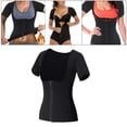thumbnail image 4 of Chaleco de neopreno DYNWAVEMX para mujer cortas de sudor caliente Chaleco moldeador fajas 2XL Chaleco de sudor de sauna, 4 of 8