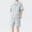 Light Blue, variant on Brondbend Mens Short Set Lapel Short Sleeve Pocket Zipper Shirt Mid Waist Shorts Outfits Stripe Casual Loose Fit Travel Leisure Suit Black L