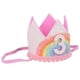 thumbnail image 5 of Adorables sombreros de cumpleaños para bebés, cumpleaños, corona de arco iris, diadema, suministros para fiestas, accesorio para fotos (blanco y arcoíris, encaje rosa, 3 estilos), 5 of 5
