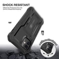 thumbnail image 6 of FITO For iPhone 12 Mini Case, Phone Case with Screen Protector and Kickstand (Black), 6 of 7