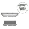 thumbnail image 3 of Juego de Cojines para Columpio de Patio Columpios asientos toldos Accesorios para Muebles Exteriores  gris shamjiam Toldo abatible, 3 of 7