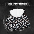 thumbnail image 6 of Lsque Cool Gamepad Printed Long Tissue Box Cover Holder, Facial Paper Organizer Dispenser,Triangle with Bottom Belt, PVC Leather Decorative Organizer, 6 of 9
