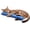 Cobalt Blue, variant on West Coast Pet Products Catnip Kicker Toy, Cat Kicker Toy for Cats, 18" Bunny Kick Stick, Canadian Catnip, Cheetah Print, Made in USA