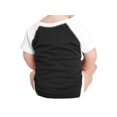 thumbnail image 2 of Yellow Rooster Infant Short Sleeve Baseball Fine Jersey Bodysuit Black/White 6M, 2 of 5