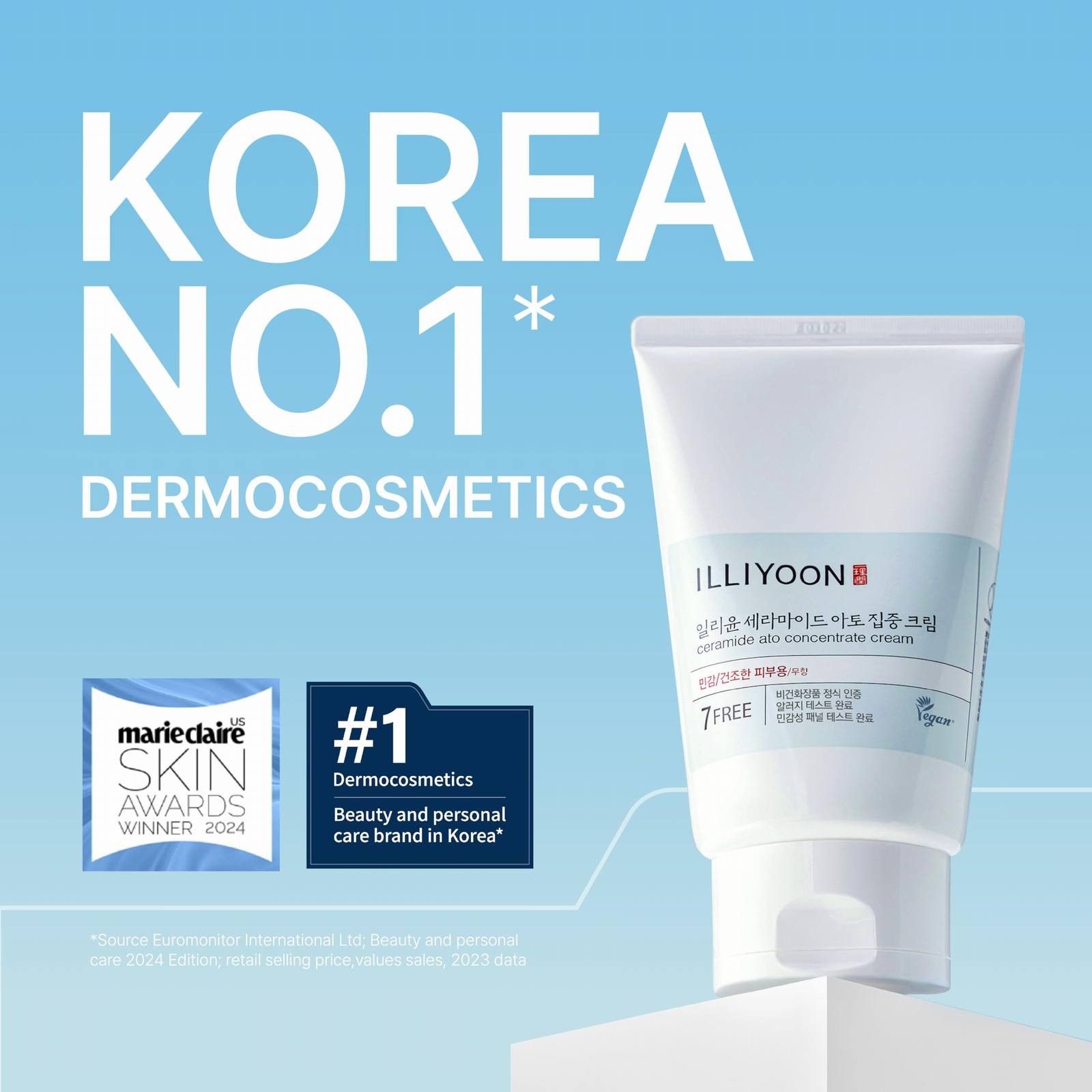 Illiyoon Ceramide Ato Concentrate Cream | Moisturizer for Dry