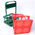 thumbnail image 4 of Portabebidas de Plástico Plegable con 4 Orificios, Portabebidas Reutilizable con Asa Portabebidas Portátil Verde, 4 of 5