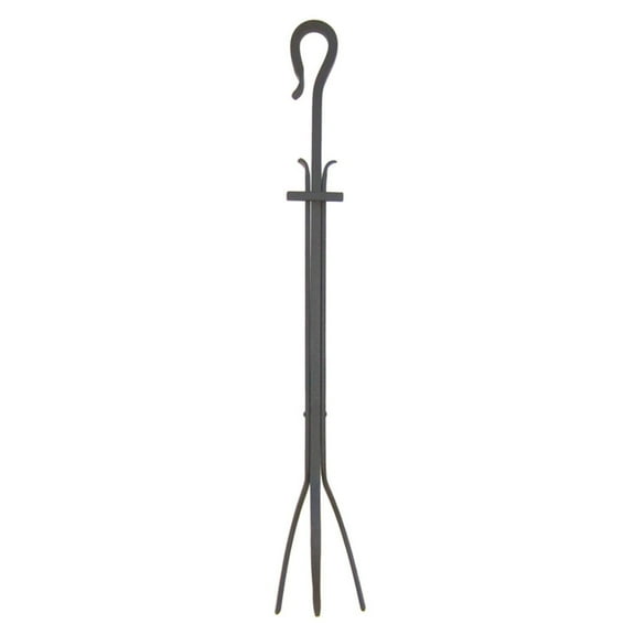 Minuteman International Shepherd's Hook Tongs, Single Fireplace Tool