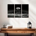 thumbnail image 2 of Elephant Stock Cloud Over Mesquite Sand Dunes Wall Art - Horizontal Multi Panel Canvas - Living Room Wall Decor - Nature Multi Panel - Gray And Black Decor - 23" x 14", 2 of 4