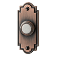 thumbnail image 2 of Nutone PB15LBR Oil Rubbed Builder Kits Decorative Lighted Door Bell Pushbutton, Bronze, 2 of 2